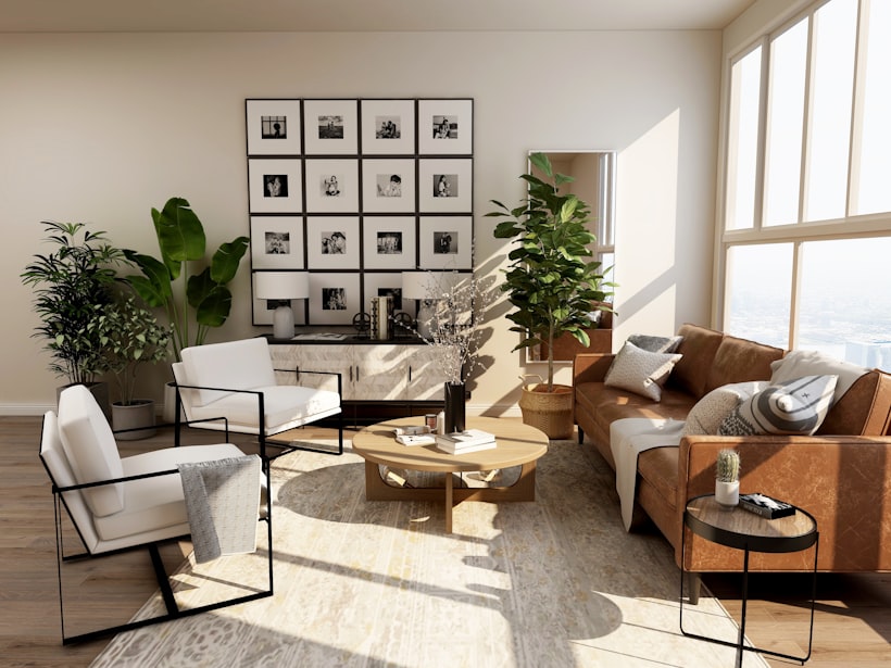 Ceiling fan size guide for different room dimensions.