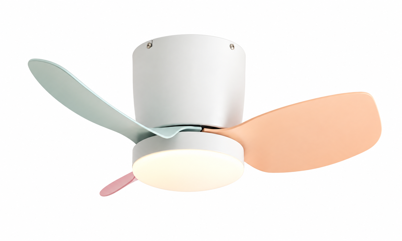 K-006XL-3 24 inch flush mount ceiling fan with light