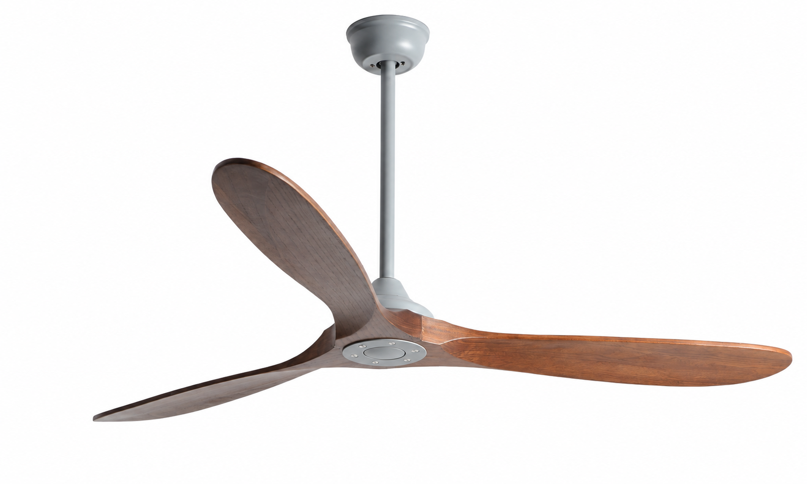 K-044-3 gray and walnut ceiling fan