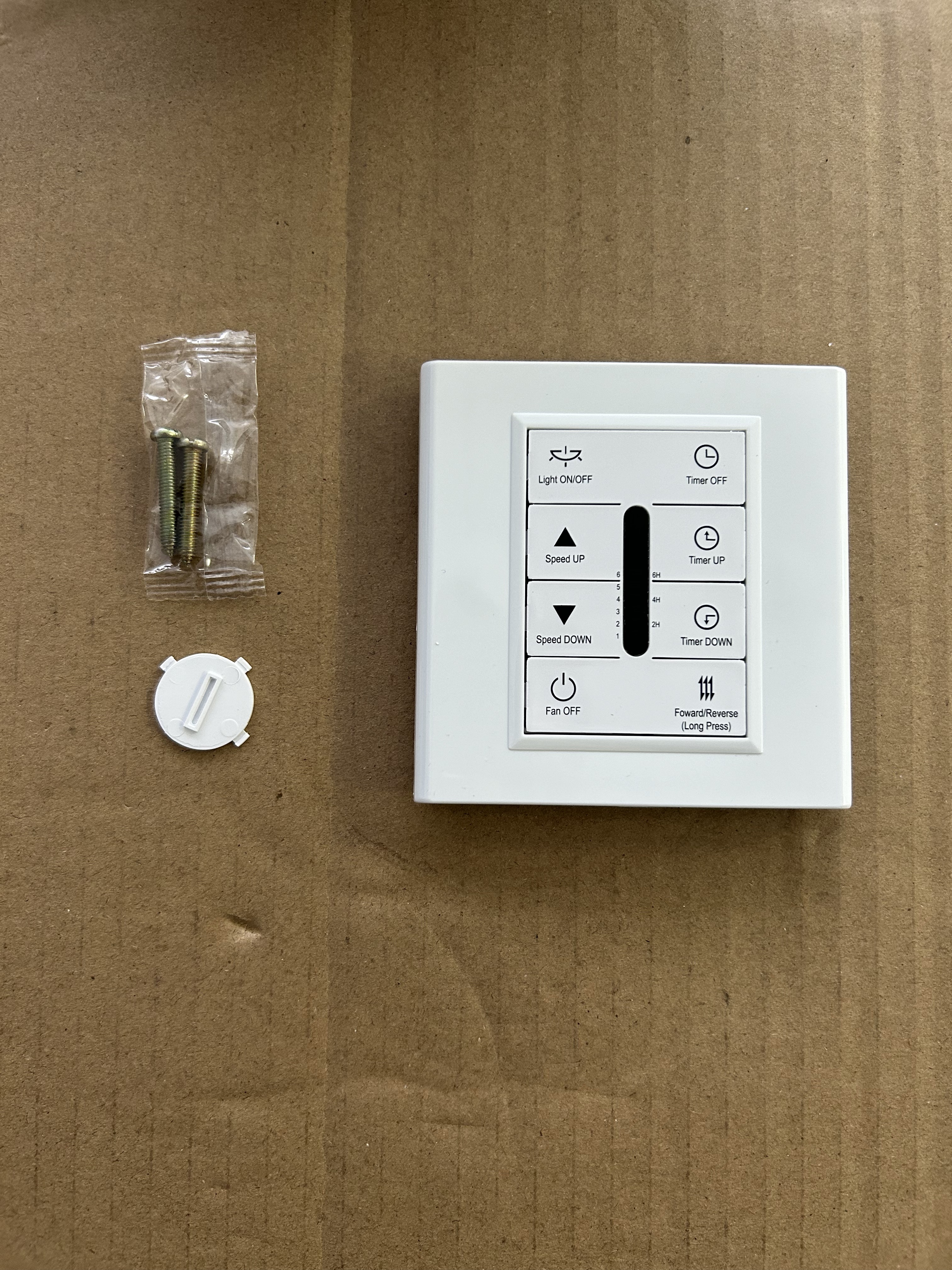 Supplied wall control for K-044X-3