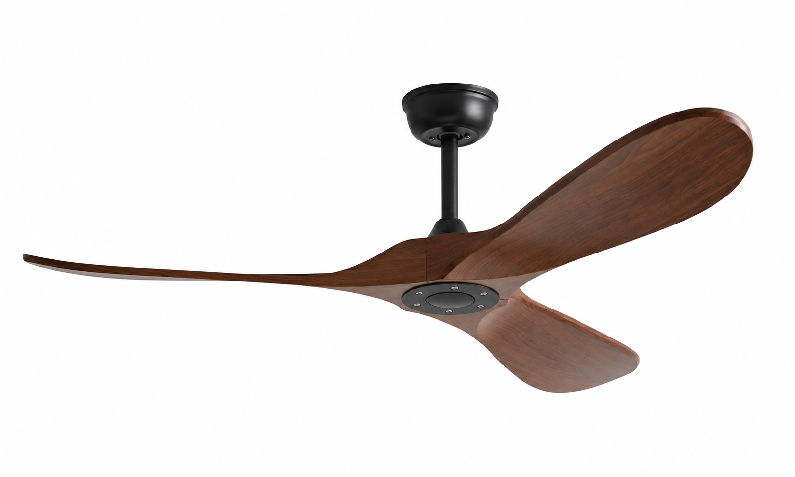 P-027-3 black walnut ceiling fan