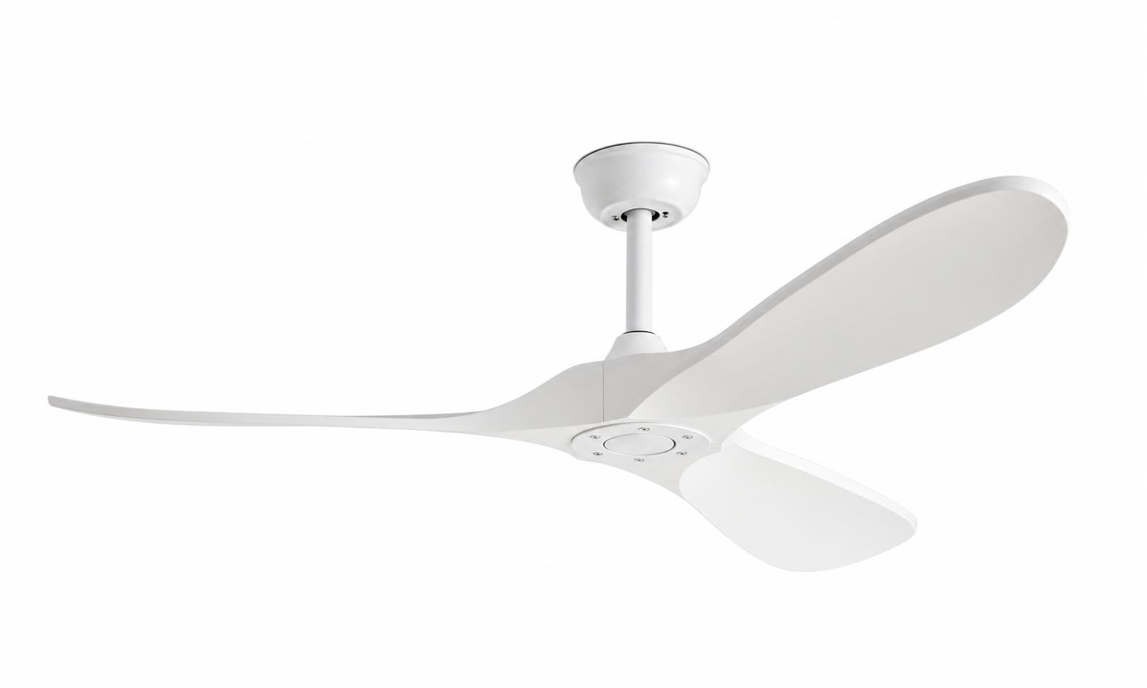 P-027-3 pure white ceiling fan