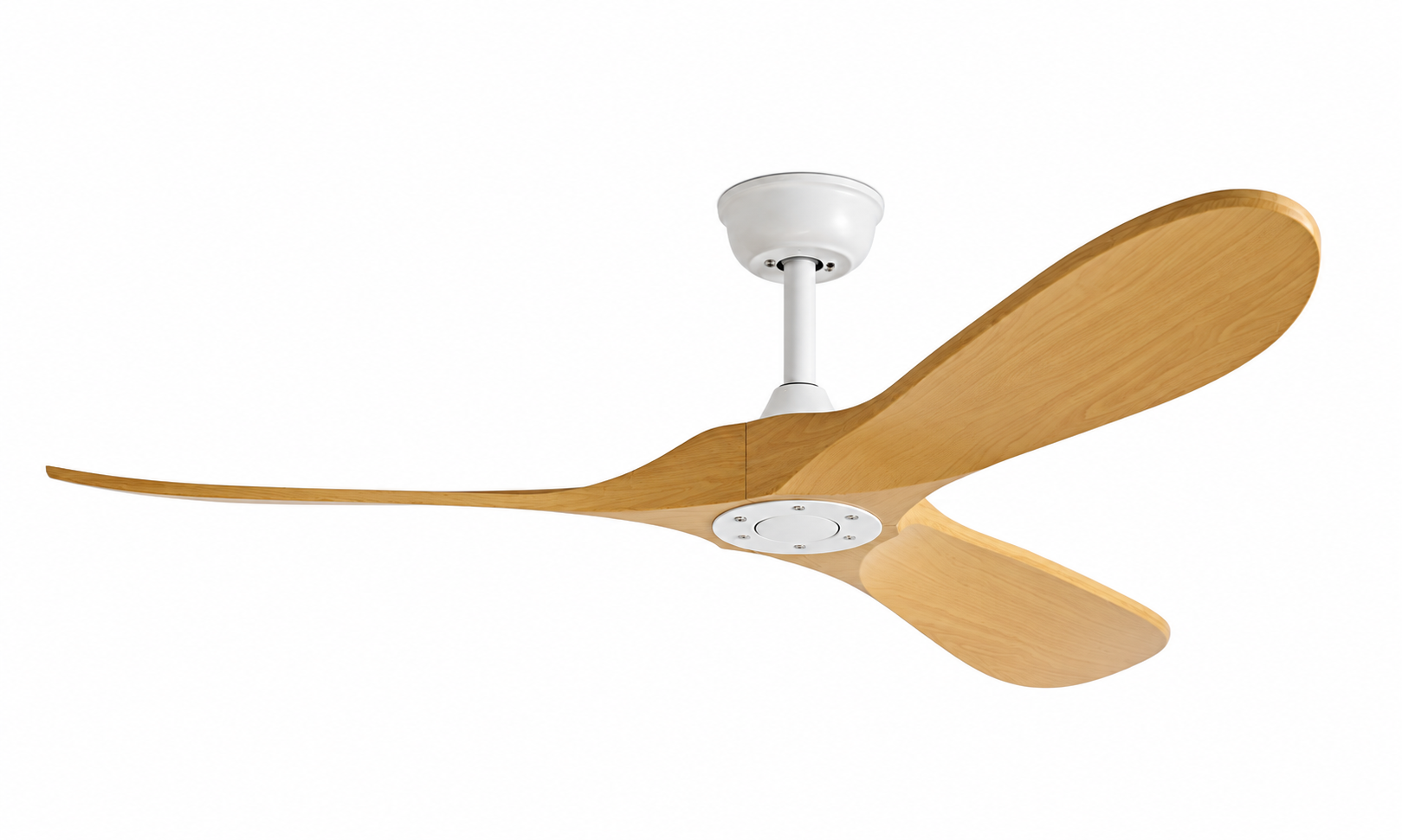 Model P-027-3 downrod ceiling fan without integrated light