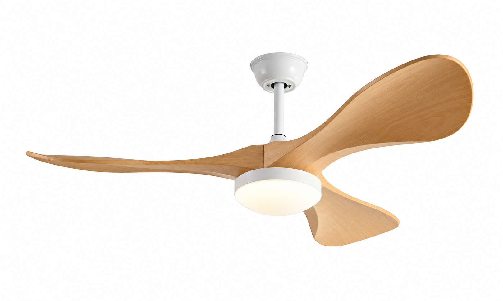 P-043L-3 52 inch downrod ceiling fan with light