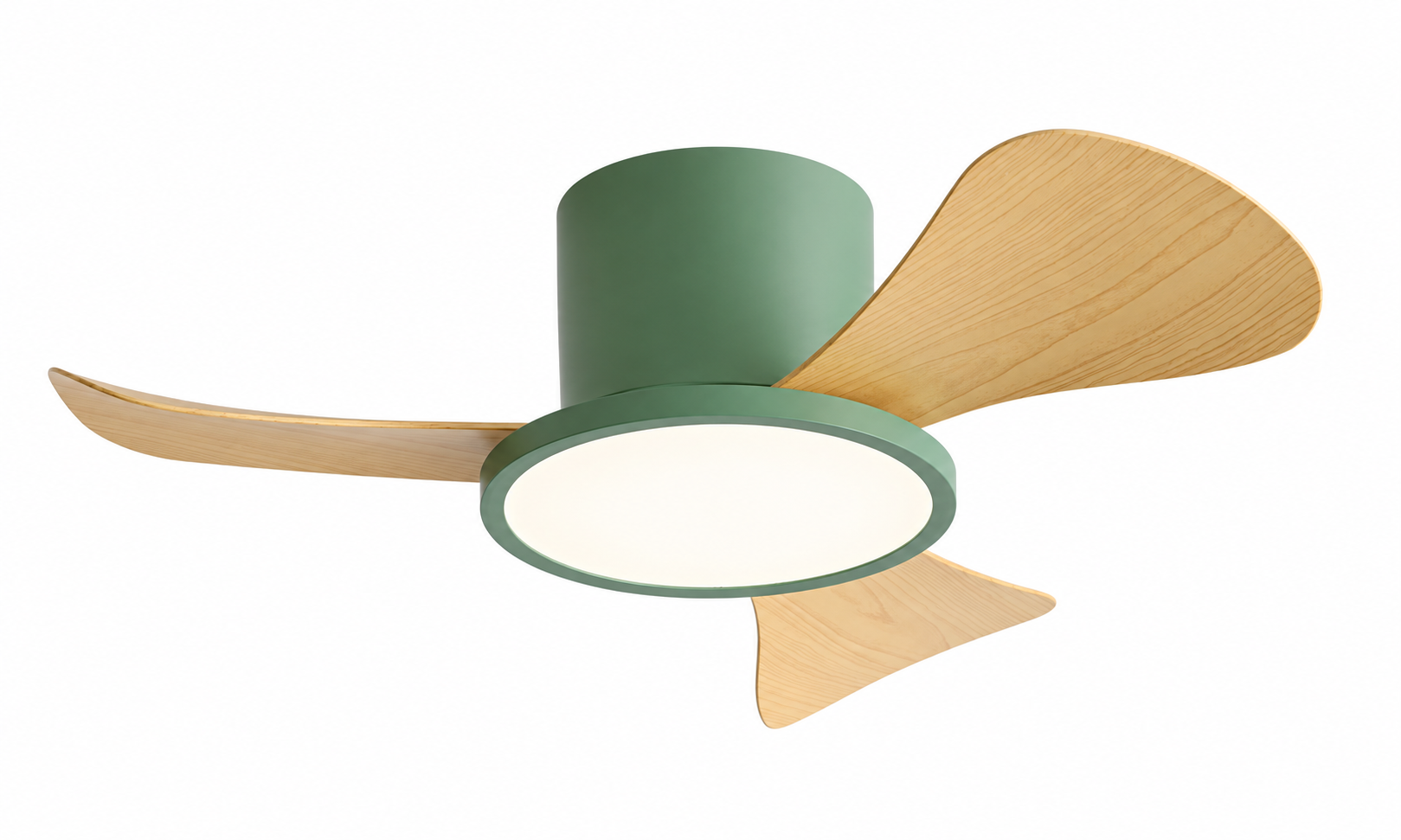 P-5002XL-3 ceiling fan with light in green wood grain