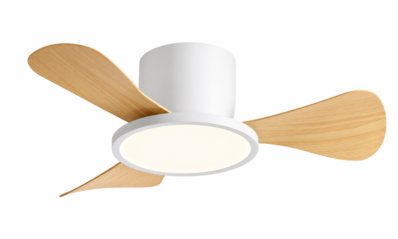 P-5002XL-3 30-inch flush mount ceiling fan with light