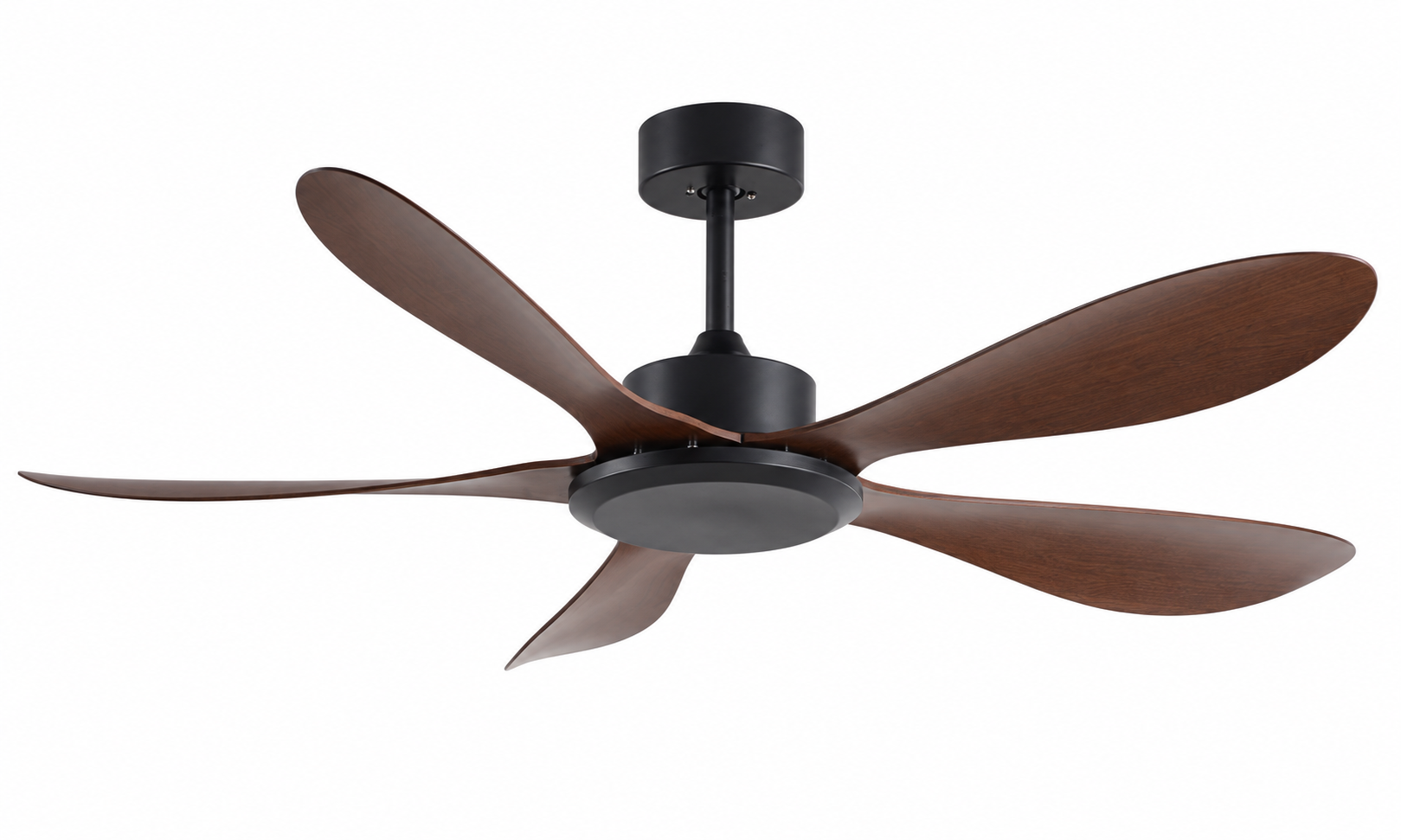 P-5035-5 black and walnut ceiling fan