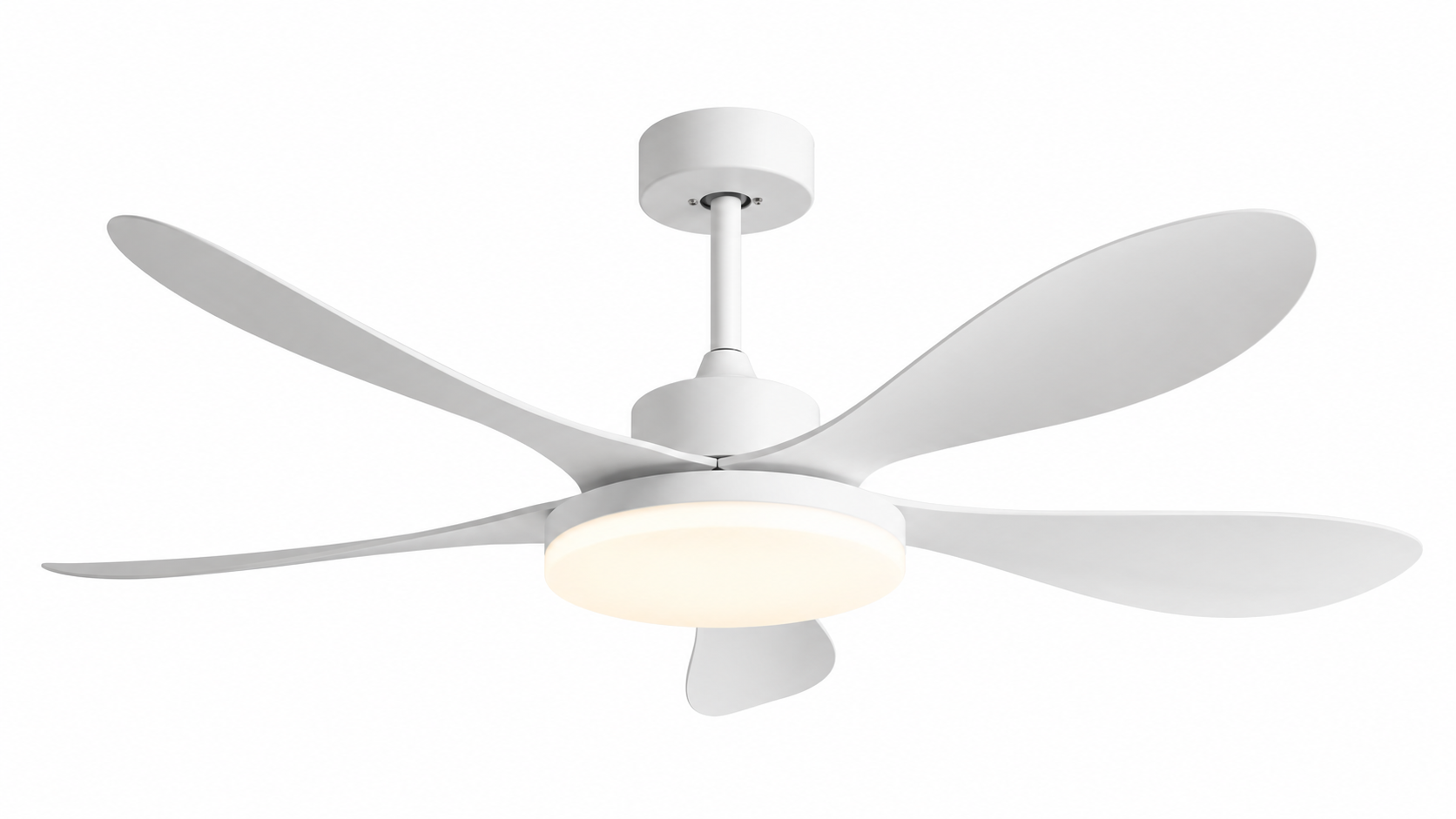 P-5035-5L 40, 46 or 56 inch five-blade downrod ceiling fan with light