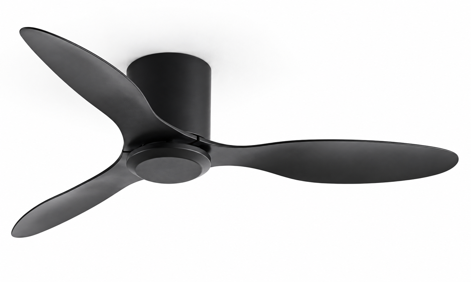 42 inch P-5042X-3 low profile ceiling fan in pure black