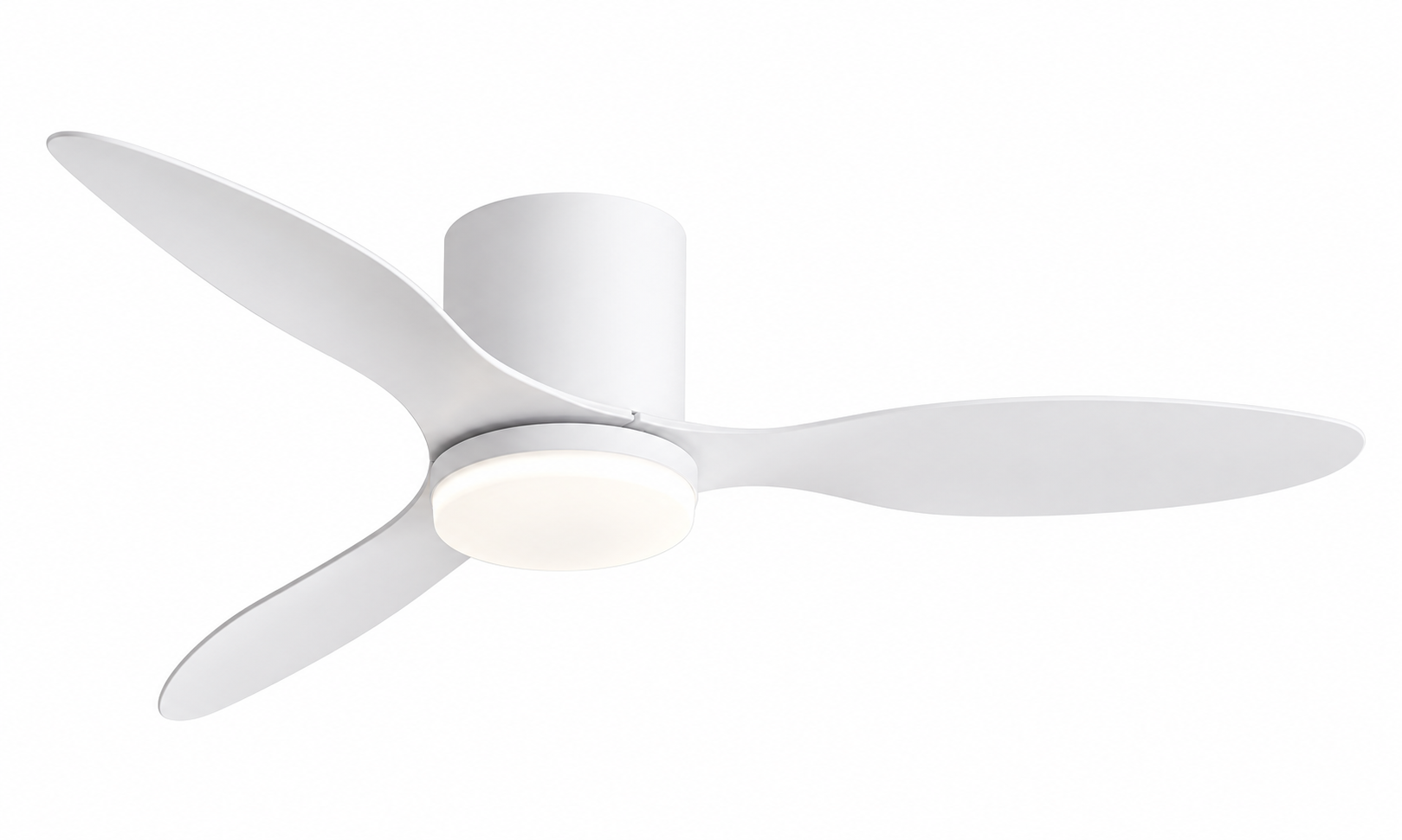 42 inch P-5042XL-3 low profile ceiling fan with light in pure white