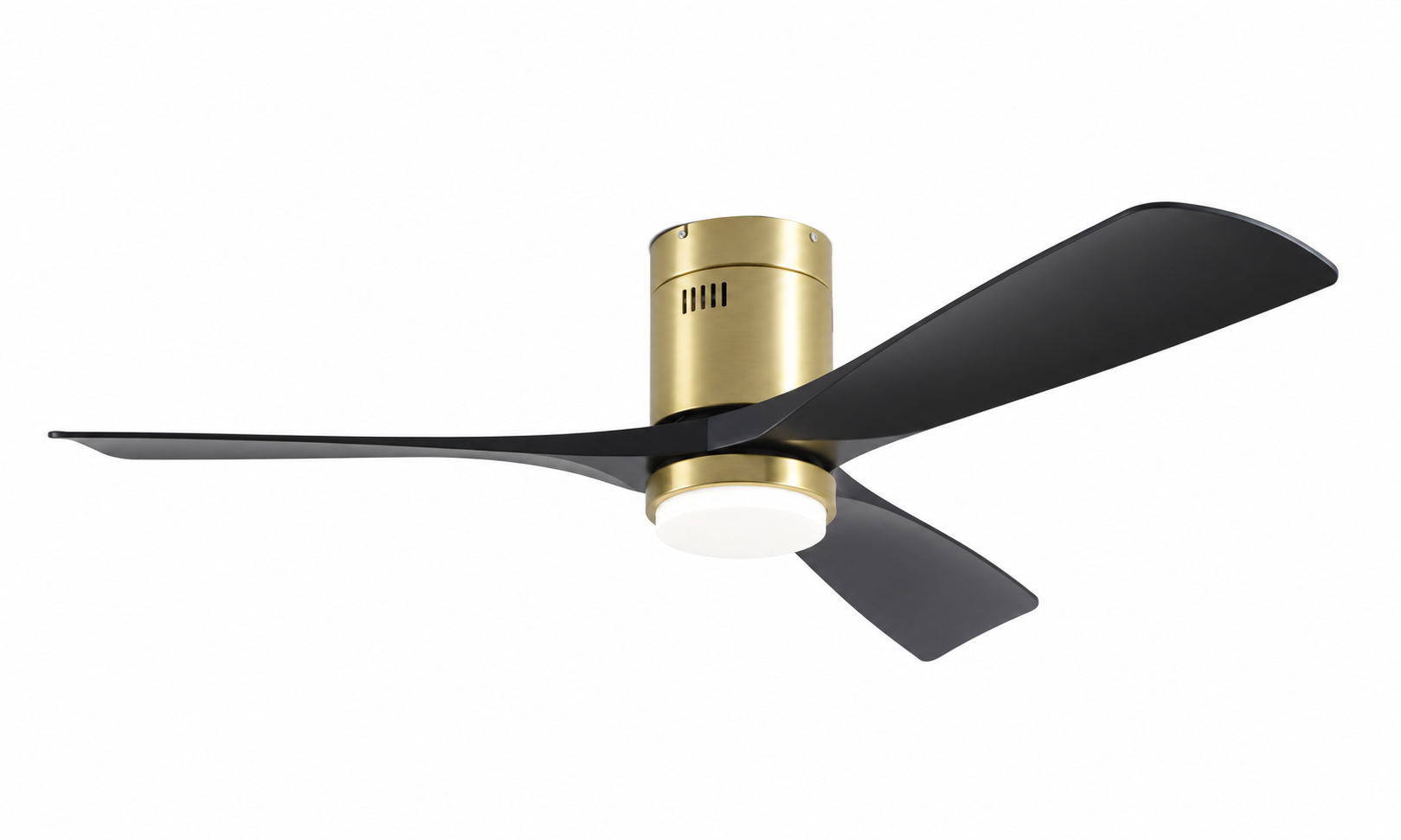 P-5047XL-3 antique gold and black ceiling fan