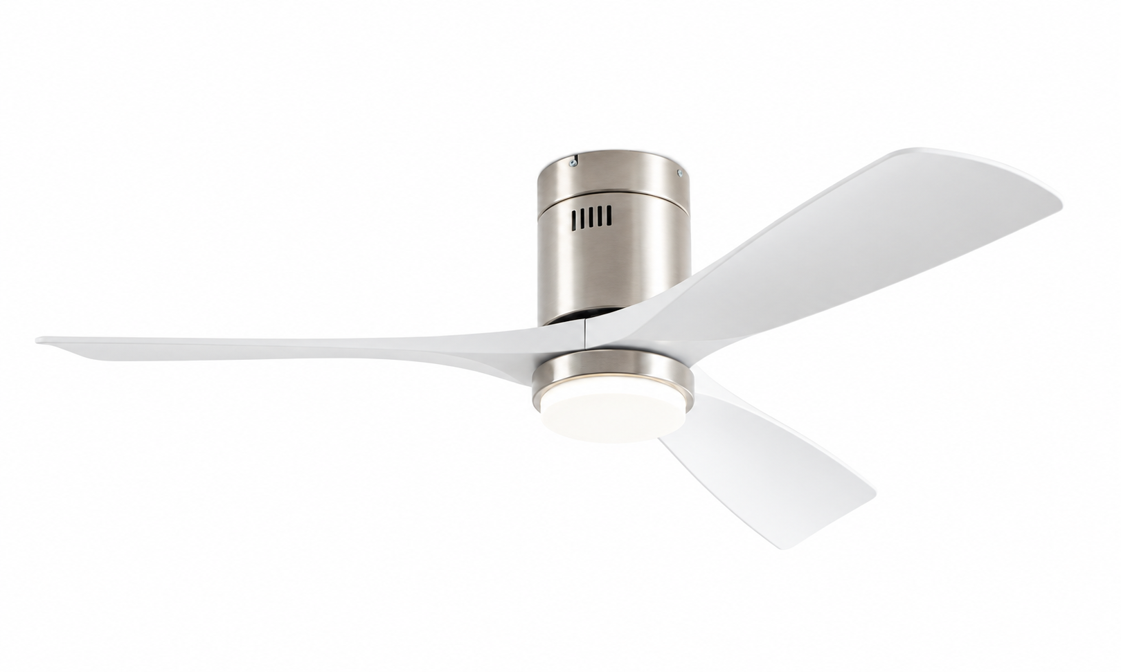 P-5047XL-3 brushed nickel and white ceiling fan