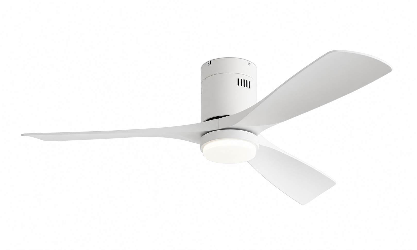 P-5047XL-3 pure white ceiling fan