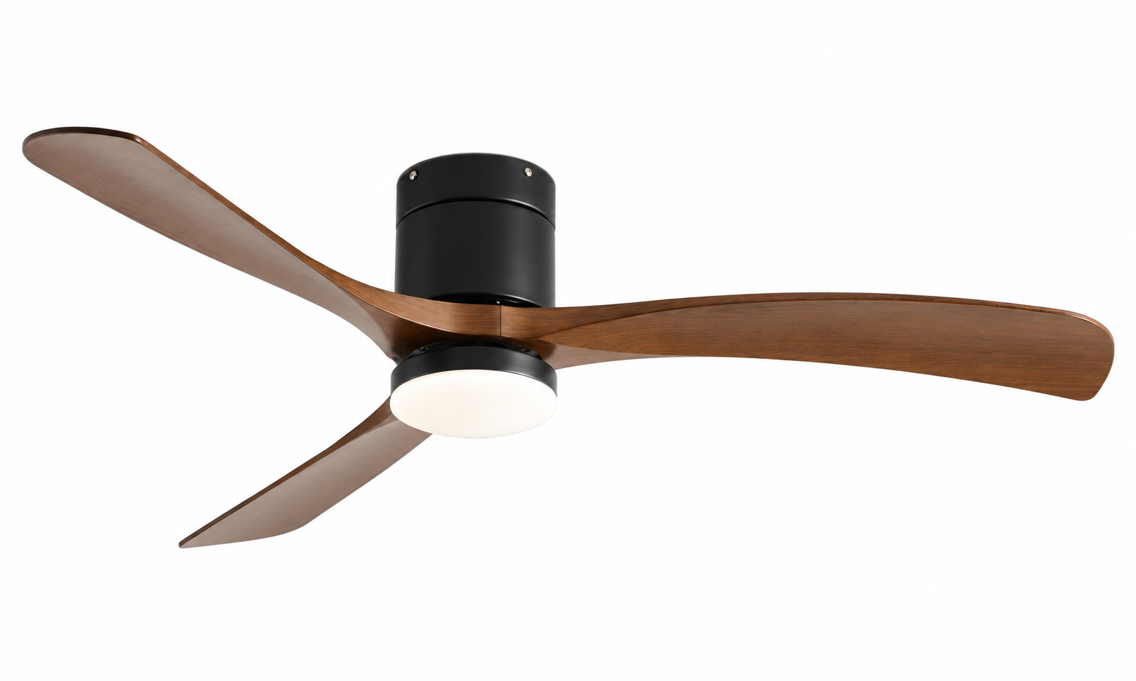 P-838XL-3 black and walnut ceiling fan