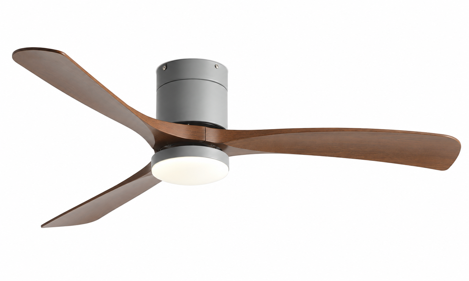 P-838XL-3 gray and walnut ceiling fan