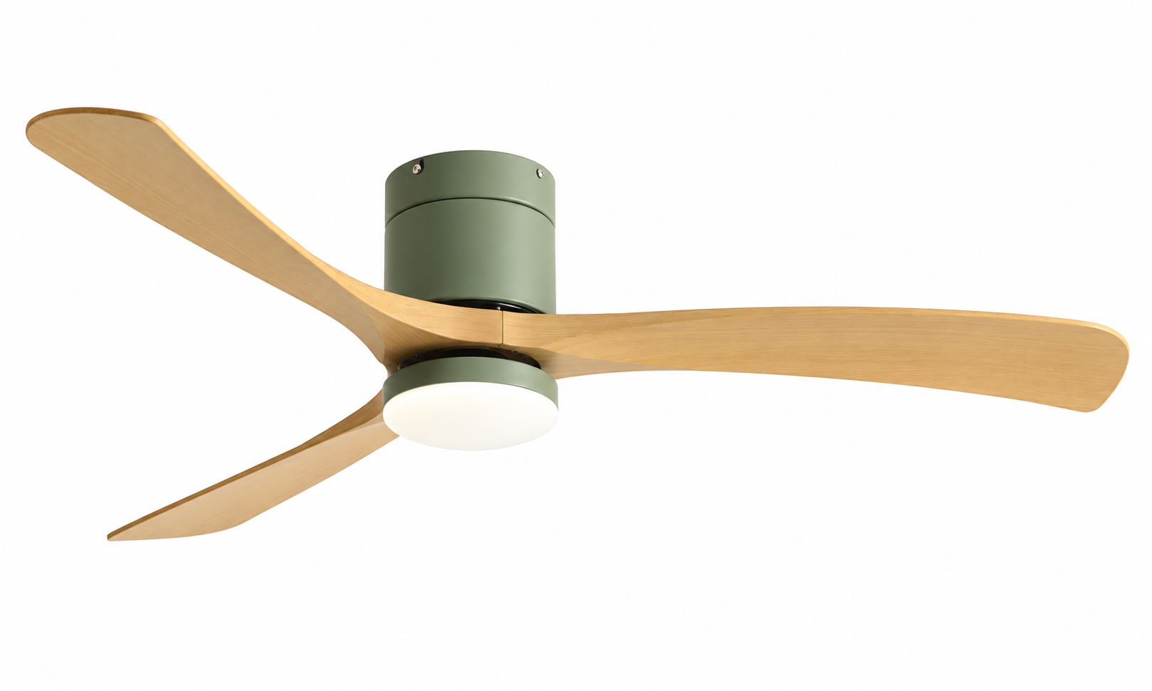 P-838XL-3 green and wood grain ceiling fan